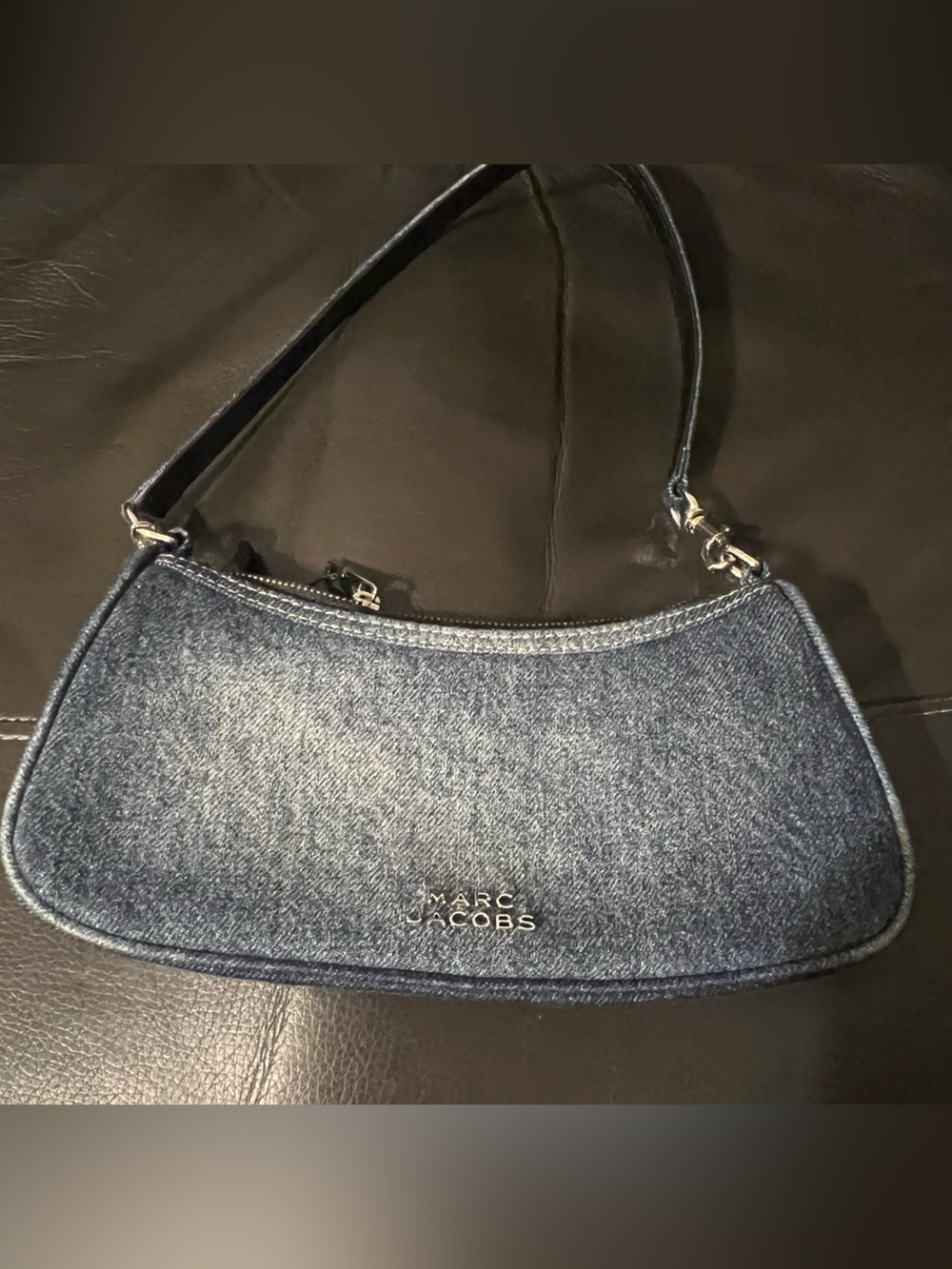 Marc Jacobs Denim Shoulder Bag in Dark Blue